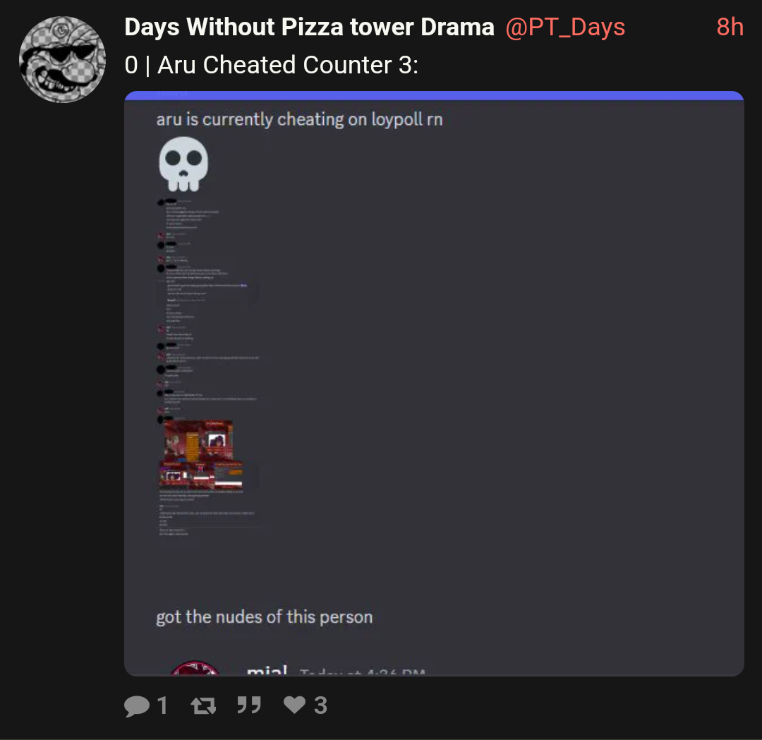 Cheating instance 3